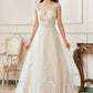 Illusion A-Line Scoop Neckline Lace Bridal Gown - Wäre Rare