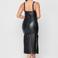 Kelsey Leather Fringe Dress - Wäre Rare