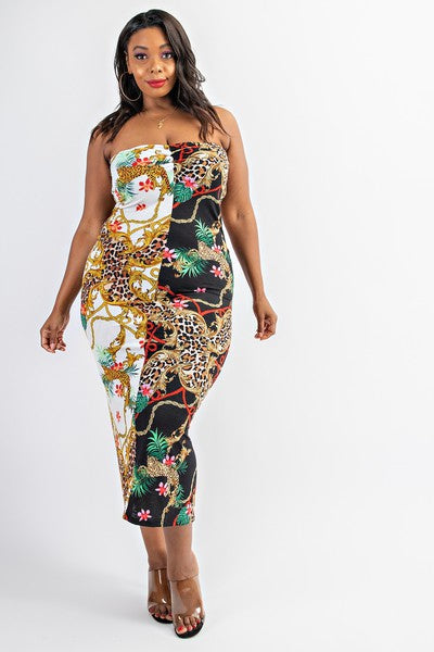 3 Way Color Block Dress - Wäre Rare