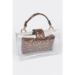 Faux Leo Transparent Crossbody Bag - Wäre Rare