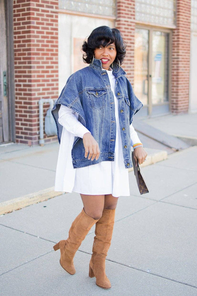 Poncho Denim Jacket - Wäre Rare