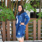 Distressed Denim Dress - Wäre Rare