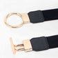 Circle Shape Buckle Zinc Alloy Buckle PU Leather Belt Wäre Rare Trend