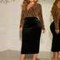 PLUS SIZE SURPLICE DRESS Wäre Rare Trend