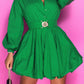 NOTCHED BALLOON DRESS Wäre Rare Trend