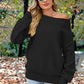 Off-Shoulder  Dropped Shoulder  Sweater Wäre Rare Trend