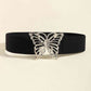 Butterfly Alloy Buckle Elastic Belt Wäre Rare Trend
