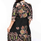 Floral Print Wrap Dress - Wäre Rare