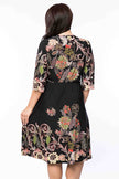 Floral Print Wrap Dress - Wäre Rare