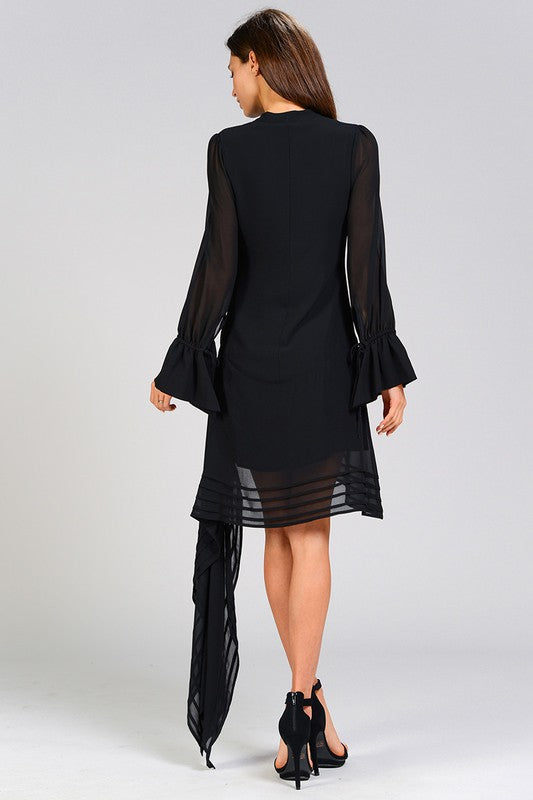 Petra Bib Pleated Dress - Wäre Rare