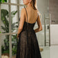 Romantic Black Glitter Tulle Corset Bridal Dress - Wäre Rare