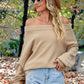 Off-Shoulder  Dropped Shoulder  Sweater Wäre Rare Trend