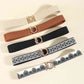 Toggle Clasp Elastic Belt Wäre Rare Trend