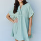 Ruffle Hem Dress with Drawstring Wäre Rare