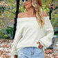 Off-Shoulder  Dropped Shoulder  Sweater Wäre Rare Trend