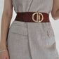 D Buckle Elastic Belt Wäre Rare Trend