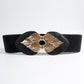 Alloy Leaf Buckle Elastic Belt Wäre Rare Trend