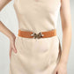 Alloy Buckle Elastic Belt Wäre Rare Trend
