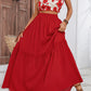 Floral Tube Top and Maxi Skirt Set Wäre Rare Trend