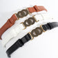 Alloy Buckle PU Belt Wäre Rare Trend