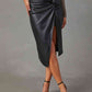 Twist Detail High Waist Skirt Wäre Rare Trend