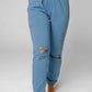 Distressed Sweatshirt and Joggers Set Wäre Rare Trend