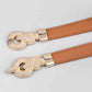 Zinc Alloy Buckle PU Leather Belt Wäre Rare Trend