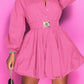 NOTCHED BALLOON DRESS Wäre Rare Trend