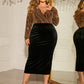 PLUS SIZE SURPLICE DRESS Wäre Rare Trend