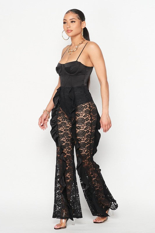 Lace Cami Jumpsuit - Wäre Rare