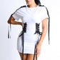 Laced Up Tunic Dress - Wäre Rare