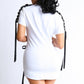 Laced Up Tunic Dress - Wäre Rare