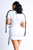 Laced Up Tunic Dress - Wäre Rare