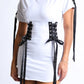Laced Up Tunic Dress - Wäre Rare