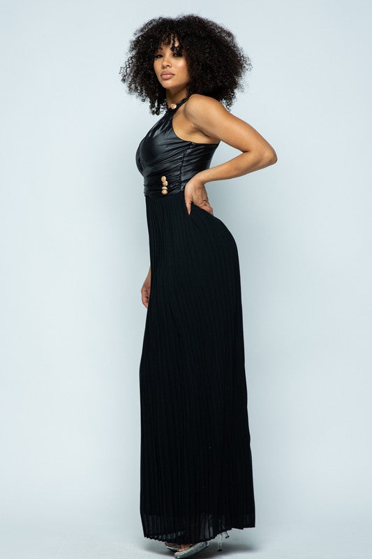 Leather Maxi Dress - Wäre Rare