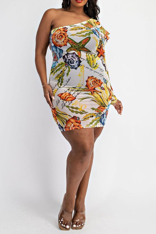 Under The Sea Pleated Dress - Wäre Rare