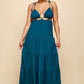 Spaghetti Straps Tie Maxi Dress - Wäre Rare