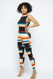 Stripe Multi Rib Jumpsuit - Wäre Rare