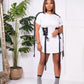 Laced Up Tunic Dress - Wäre Rare