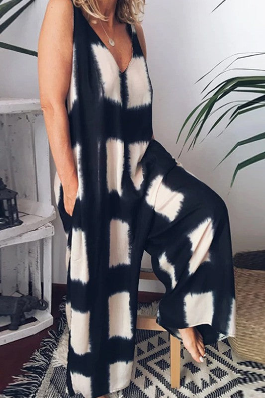 V-Neck Sleeveless Jumsuite - Wäre Rare